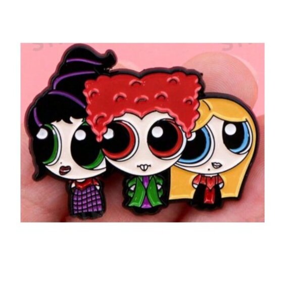 DISNEY Hocus Pocus “Sanderson Sisters” Enamel Trading Pin (NEW & SO CUTE!) - Picture 1 of 4
